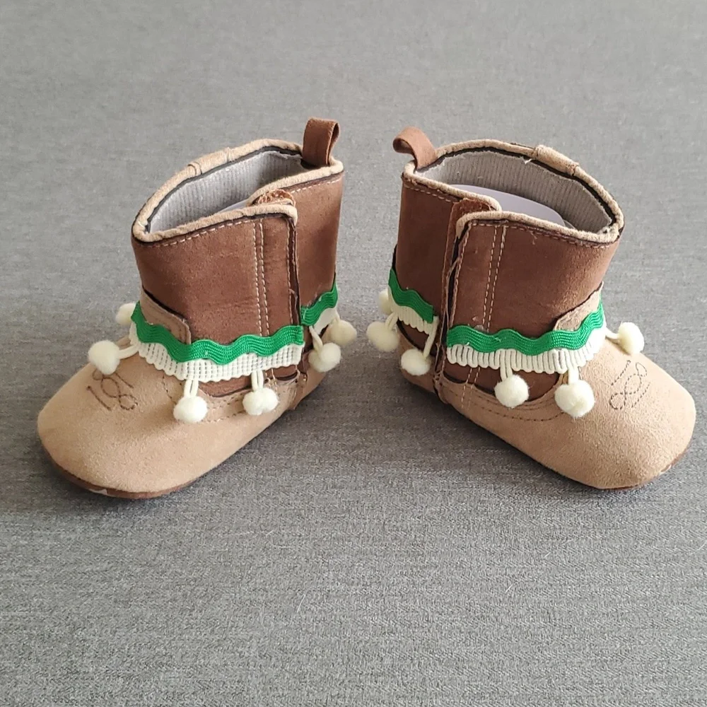 *SOLD* Western Baby Soft Sole Cowboy Boots - Picture 2 of 6